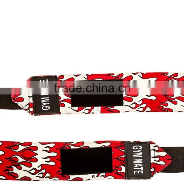 Gym Sport Custom Crossfit Wrist Wraps, Weight Lifting Wrist Wraps photo-3