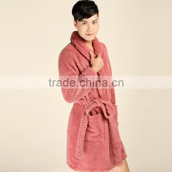 Cheap Coral Fleece Bathrobe photo-2