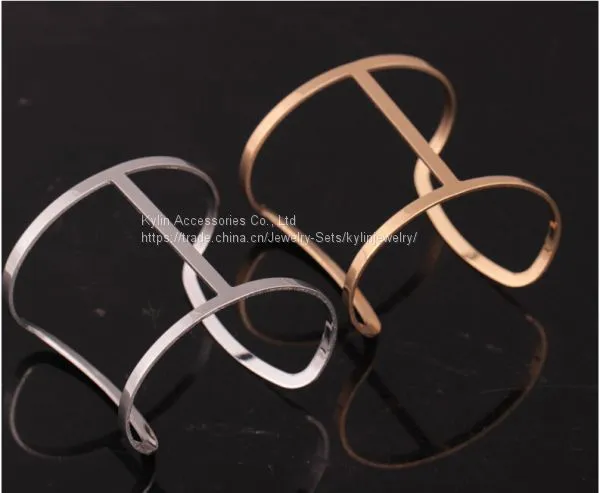 Fashion Jewelry T Bar Open Bangle photo-2