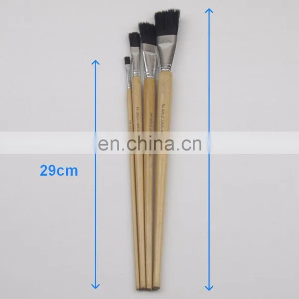 Long Wooden Handle Artist Bristle Paint Brushes photo-4