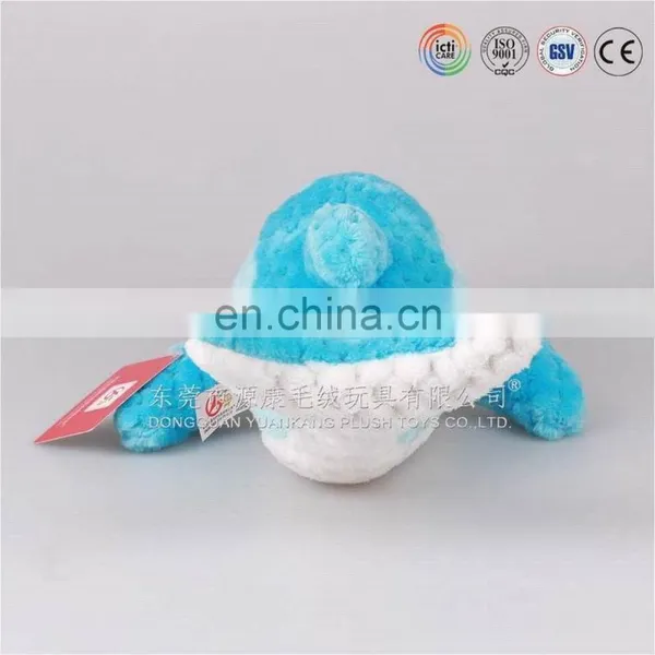Golfinho Brinquedos Flanela, Stuffed Blue and Gray Color Dolphin Plush Toy photo-3
