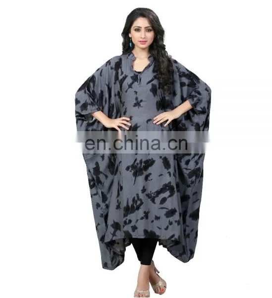 Party Wear Printed Free Size Kaftan / Latest Night Dress Collection 2017 / Travelling Wear And Picnic Wear Dresses(kaftans 2017)