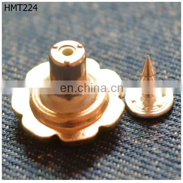 Fashion Rhinestone Round Metal Button photo-2