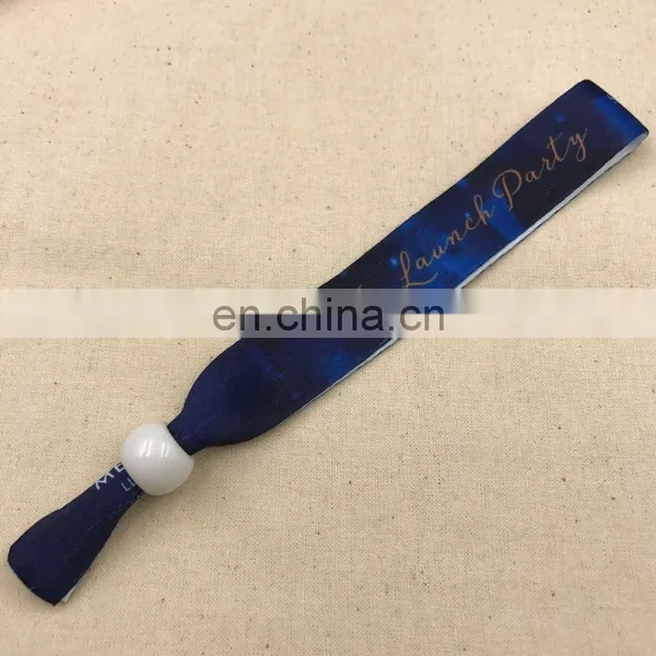 Custom Fabric Wristband for Event/festival Woven Wristband/woven Bracelet photo-3