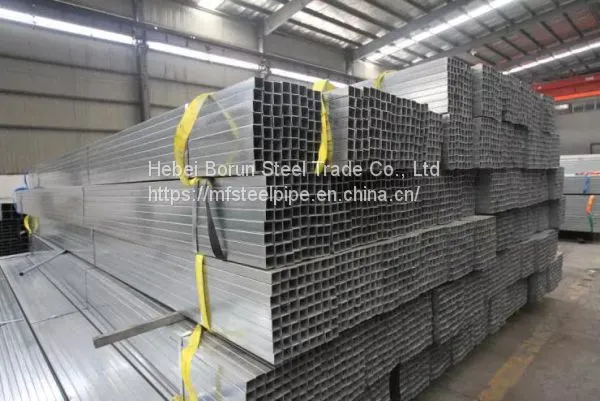 ERW Hollow Section Hot Dipped Galvanized Square Steel Pipe photo-3