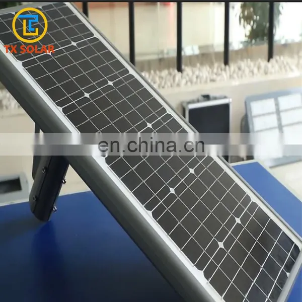 TIANXIANG High Brightness no Need to Use a Cable SMD 3030 Chips Waterproof Solar Street Light All in One 40w photo-6
