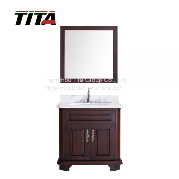 Solid Wood Antique Style Bathroom Vanity T9314-24/30A