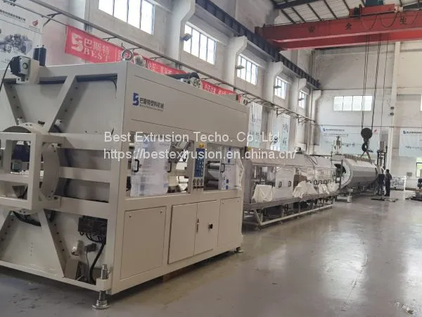 HDPE800 Solid Pipe Extrusion Production Line photo-2