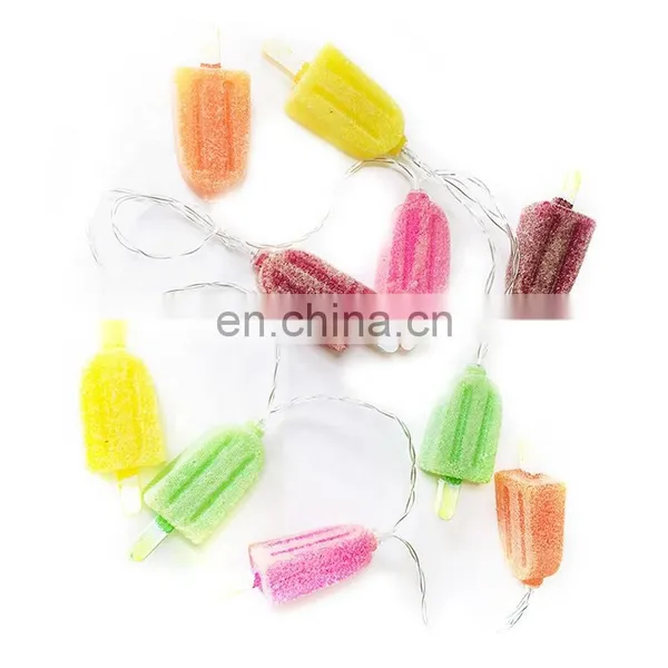 2020 New Product Cool And Refreshing Summer 2AA Battery Operated Fairy Popsicles String Light For Decoration photo-5