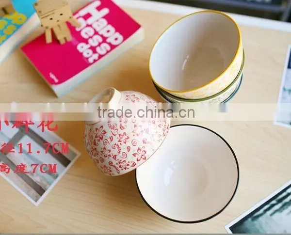 NEW ARRIVAL!!!Ceramic Soup Bowl With Lid Ceramic Bowl With Lid And Spoon Ceramic Popcorn Bowl photo-5
