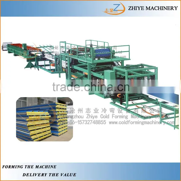 Automatic Rock Wool / EPS Sandwich Panel Cold Forming Machine/eps Sandwich Roof Panel Production Line Plant photo-4