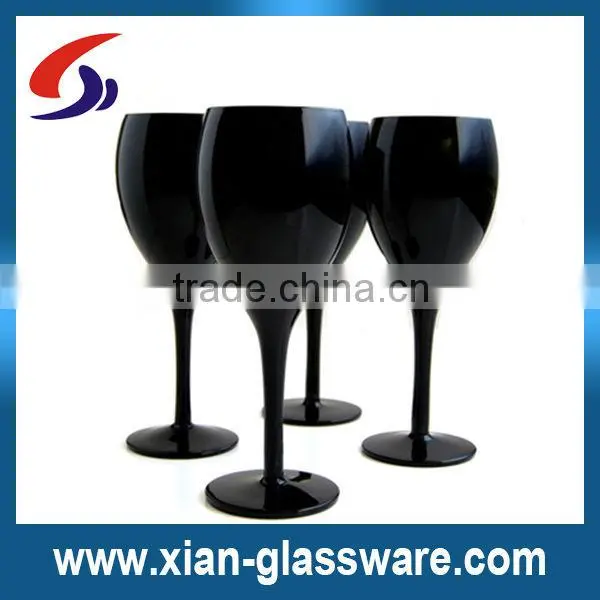 Hot Selling High Quality Black White Wine Glasses Wholesales