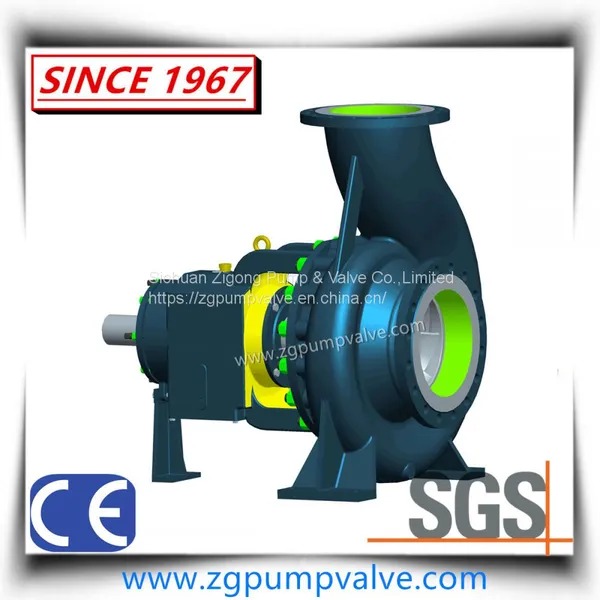 Single Stage End Suction Centrifugal Nickel Pump for Strong Alkali/Strong Caustic Soda photo-3
