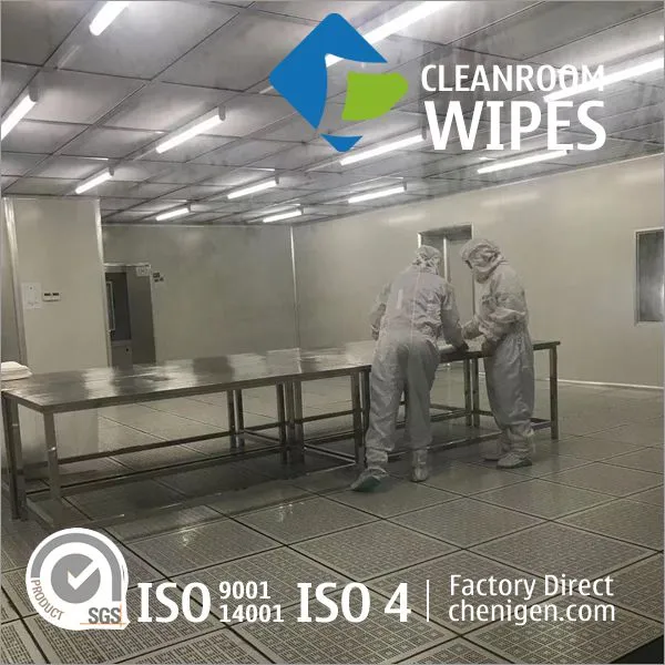 Customized Class 10 Large Polyester Wipers Cleanroom Wipes photo-5