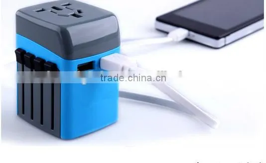 World Travel Adapter With Dual USB Charging Ports Universal Travel Adapter Travel Electric Adapter photo-2