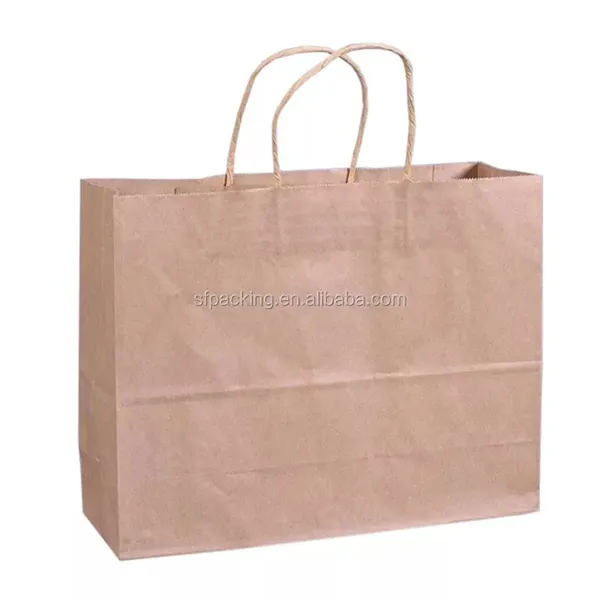 Wedding Party Kraft Paper Gift Bag With Custom Logo photo-2