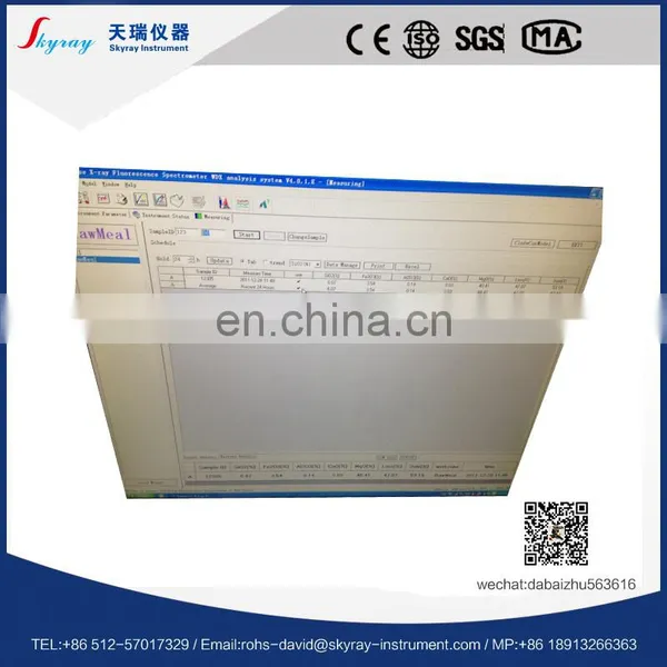 WDX Cement Testing Machine for Raw Materials Measurement photo-4