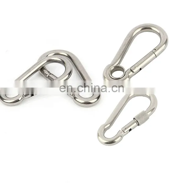 Carabiner Wholesal Clips Stainless Steel 304 316 Climbing Snap Hook photo-4