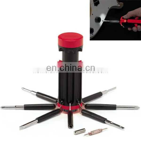 Outdoor Useful Multifunctional 8-in-1 Screwdriver With Strong Flashlight Tool photo-4