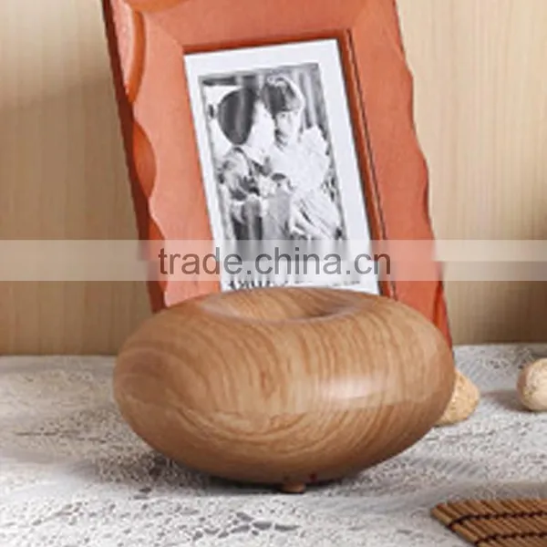 Aroma Diffuser Wood Grain LED Electric Ultrasonic Aromatherapy Scented Essential Oil Diffuser Cool Mist Humidifier Air Purifier photo-3