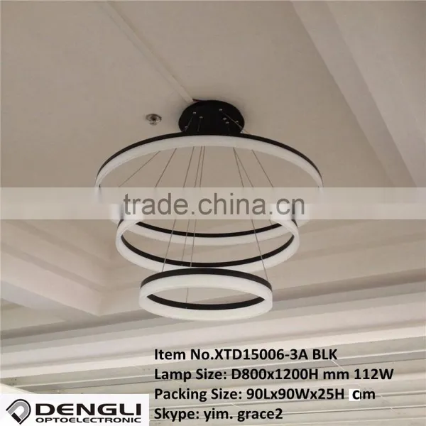 Modern Hanging Circle LED Pendant Light for Hotel Home Coffee Shop photo-2