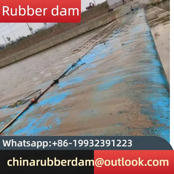Rubber Dam, River Channel, Reservoir, Gas Shield Dam, Water Filled Seamless Water Blocking Rubber Water Gate photo-2