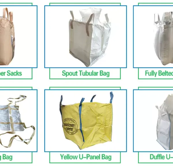 Black Color Lifting Loops Sand Bag 1ton pp Sand Bag White Color pp Bulk Bag photo-4