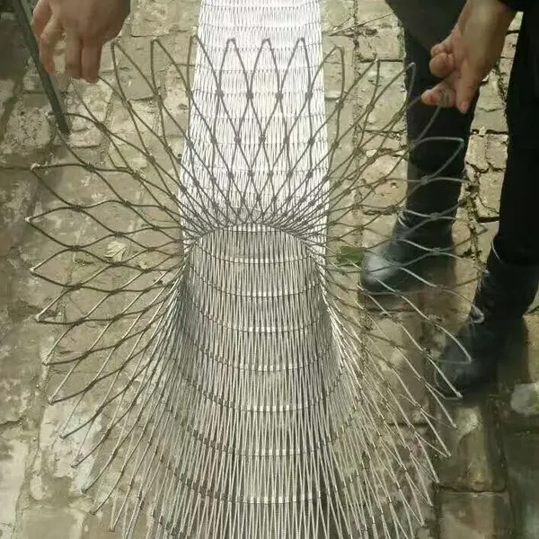 Safety Mesh Ss304 Ss316 Stainless Steel Rope Mesh/Zoo Safety Mesh Fenc,Animal Safety Fence Mesh
