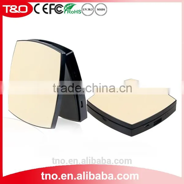 2016 Fashion 3000mah Channel Power Bank Mirror Travel Charger Quality Choice photo-4