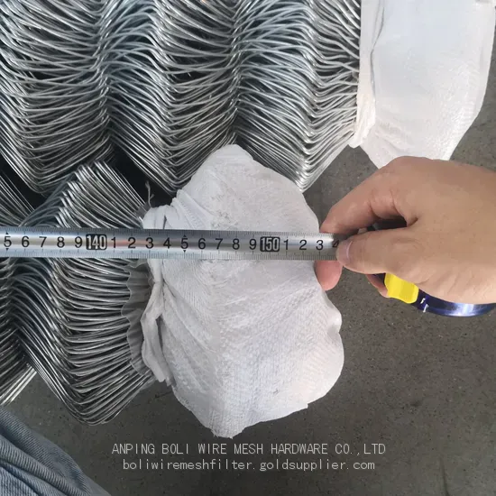 Chain Link Fence/ Diamond Outdoor Metal Fencing/Steel Wire Fencing Project/ Safety and Strong Chain Link Fencing photo-5