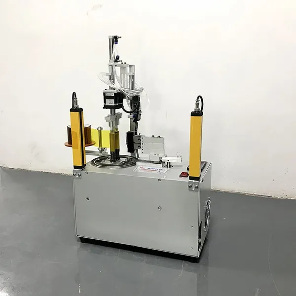 HY-B03 Double Down Pressure Pneumatic Induction Coil Tape Machine photo-2
