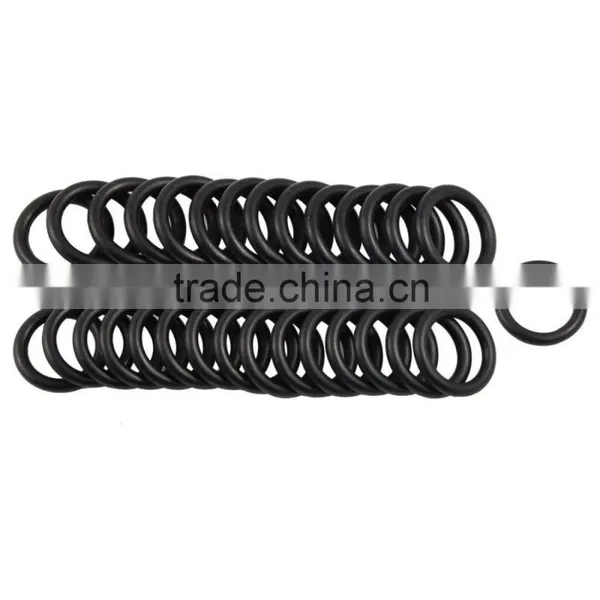 Black Nitrile Rubber O Ring Grommets Seal 15mm x 21mm x 3mm photo-2