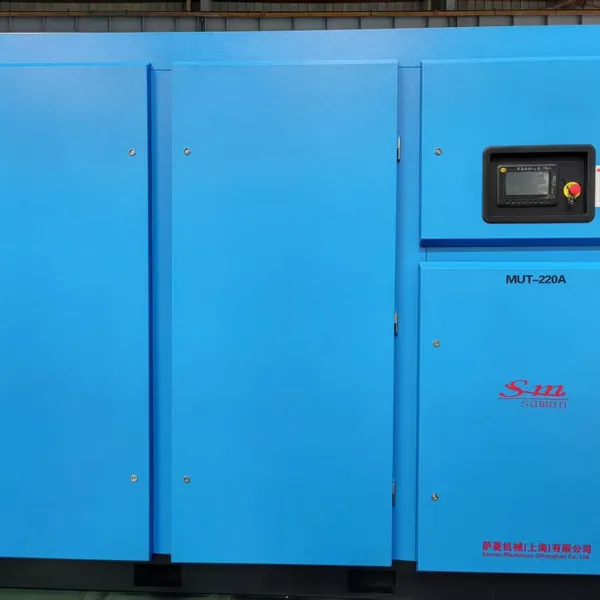 Saman screw air compressor manufacturer directly sells products. There are a wide variety of models and complete series available.