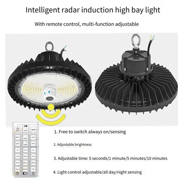 Xinpengda Xpd - Gkg0025a Led Smart Inductive Dimmable and Color - Tunable Industrial and Mining Lamp With 5 - Year Warranty photo-4