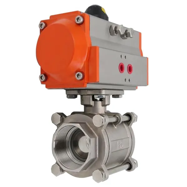 High Quality Pneumatic Internal Thread Ball Valve photo-2