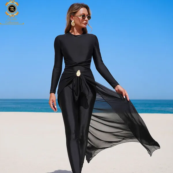 Zaynab Burkinis Muslim Swimwear Women Beachwear Plus Size Burkinis Swimwear Women Custom Logo Muslim Burkinis photo-2