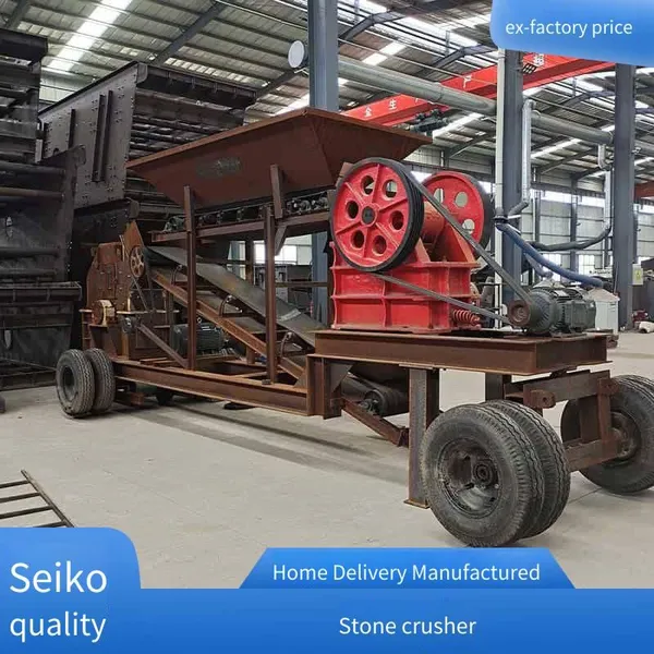 Vehicle-mounted Mobile Sand-making Production Line, Slag, Slag, Ore Crushing Sand-making Machine, Stone and Rock Sand-making Machine