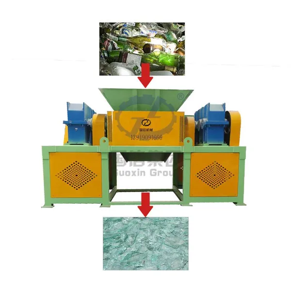 Fully Automatic Recycling Production Line Tire Shredder Machine