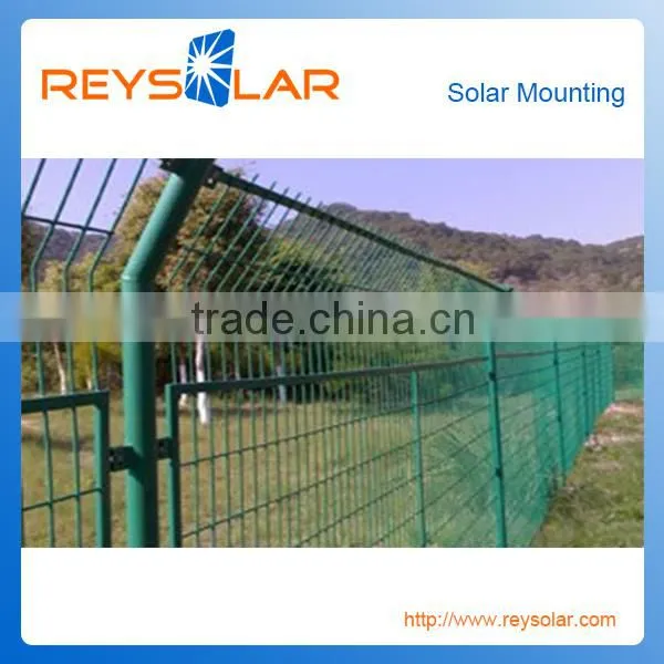 Hot Dip Galvanized Metal Iron Steel Solar pv Energy Fence Welded Solar Fence photo-6