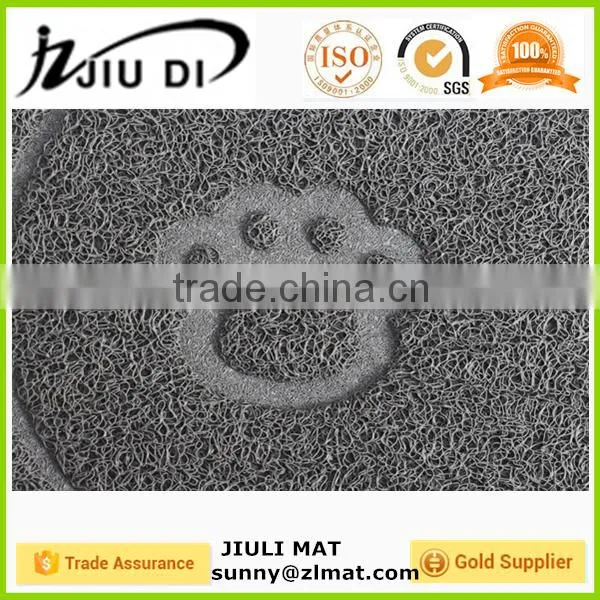 Semi-circle Pet PVC Placemat Dog Cat Litter Mat Doormat photo-4