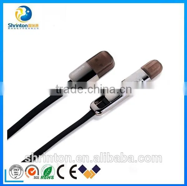 High Quality Remax 2 in 1 TPE Copper Core 2.1A USB Cable for Smartphone photo-4