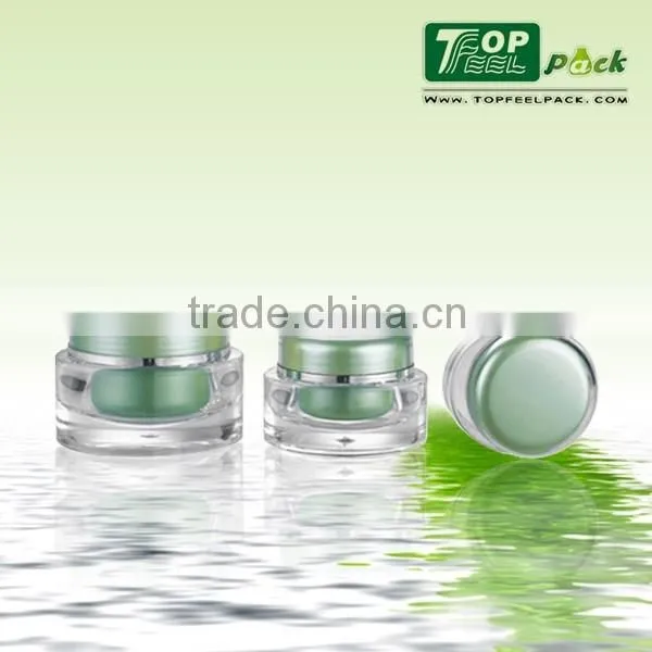 2015 High-end Acrylic Plastic Essential Cream Jar With Screw Cap 5g 15g 30g 50g 100g 200g photo-6