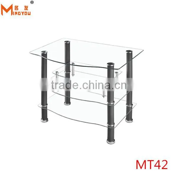 Metal and Glass Material New Model tv Stand