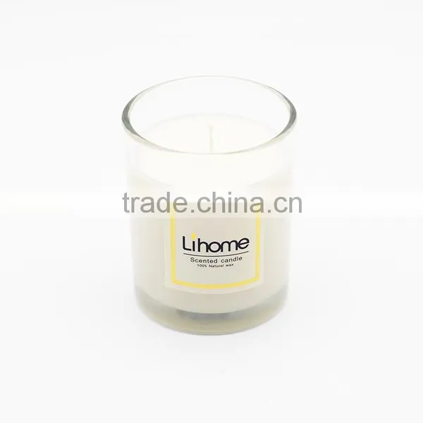 Personalized Scented Natural Soy Wax Candle in Glass Jar Can Custom Sticker ,printing Logo and Packaging Box and Glass Jar Size Supplier's Choice photo-3
