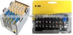 COLOR SCREWDRIVER BIT SET