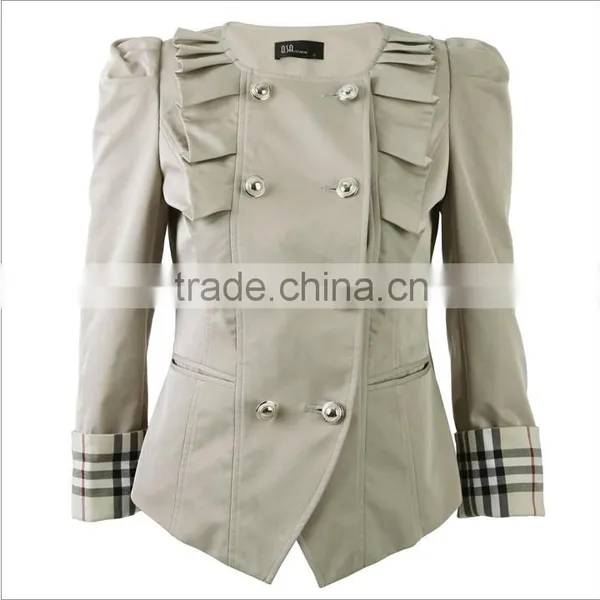2014 Ladies New Spring Fitted Long Sleeve Jacket