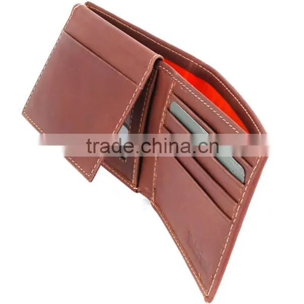 2015 Hot New High Quality Genuine Leather Rfid Wallet With RFID Blocking Card Slots photo-4