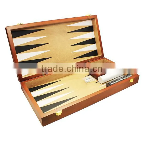 Game Box Wooden Backgammon and Chess Box and Case CY-BH4 Quality Choice photo-2