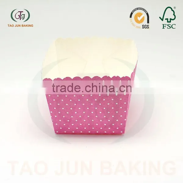 High Temperature Resistant Square Cupcake Liners Cups photo-3
