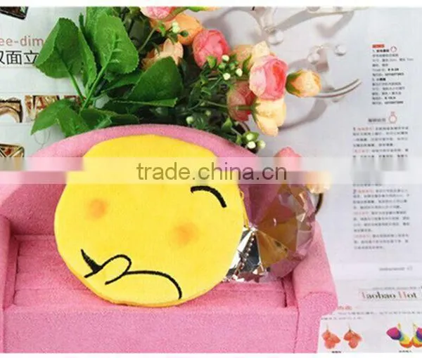 Hot Sell Emoji Coin Purse Plush Wallets Small Bag photo-2